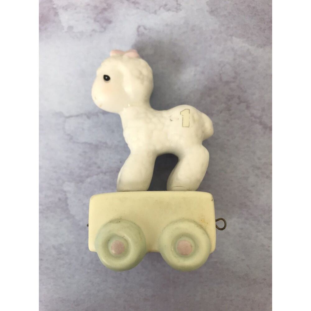 Precious Moments Birthday Train Age 1 Lamb: Happy Birthday Little Lamb Cake Deco